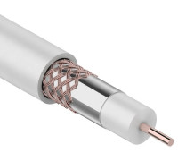 01-2206 ∙ Кабель коаксиальный RG-6U+Cu, 75 Ом, Cu/Al/Cu, 48%, 100м, Indoor, белый, PROconnect