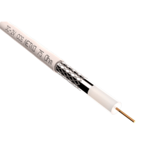 51450 ∙ Кабель коаксиальный 3C-2V Netko, 75 Ом (CCS, оплетка 32 нити AL), белый (100м)