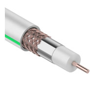 01-2431-10 ∙ Кабель коаксиальный SAT 703B, 75 Ом, Cu/Al/Cu, 75%, 10 м, Indoor, белый, Rexant