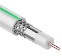 01-2431-2 ∙ Кабель коаксиальный SAT 703 B, CCS/Al/Al, 75%, 75 Ом, 100м, Indoor, белый, PROconnect