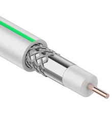 01-2501 ∙ Кабель коаксиальный MARS 4K, Cu/Al/CuSn, 96%, 75 Ом, 100м, Indoor, белый, Rexant