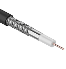 Cavel 01-2432-2 ∙ Кабель коаксиальный SAT-703N, Cu/Al/CuSn, 75%, 75 Ом, 100м, Indoor, черный CAVEL