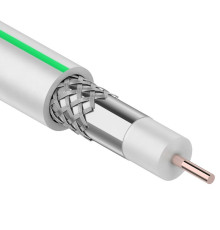 01-2431-2-20 ∙ Кабель коаксиальный SAT 703B, 75 Ом, CCS/Al/Al, 75%, 20 м, Indoor, белый, PROconnect