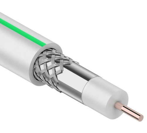01-2502 ∙ Кабель коаксиальный MARS HD, Cu/Al/CuSn, 96%, 75 Ом, 100м, Indoor, белый, Rexant