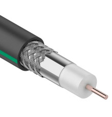 01-2436-1 ∙ Кабель коаксиальный SAT 703 B, Cu/Al/Al, 75%, 75 Ом, 100м, черный Outdoor, PROconnect