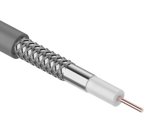 Cavel 01-2435 ∙ Кабель коаксиальный SAT 703 ZH, Cu/Al/CuSn, 75%, 75 Ом, 100м, Indoor, серый, CAVEL