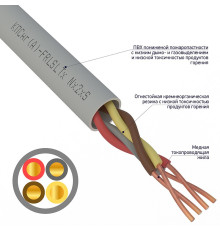 01-4938 ∙ Кабель огнестойкий КПСнг(А)-FRLSLTx 2x2x0,75мм², бухта 200м Rexant