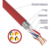 01-4865-1 ∙ Кабель для пожарной сигнализации КПСВЭВнг(А)-LS 2x2x0,50мм², бухта 200м Rexant