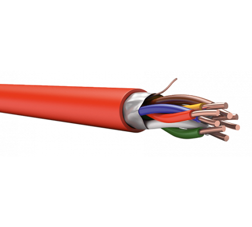 Кабель КПСВЭВнг(А)-LSLTx 4х2х0,75 красный СПКБ Техно 00-00009100