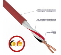 01-4860 ∙ Кабель для пожарной сигнализации КПСВВнг(А)-LS 1x2x0,50мм², бухта 200м Rexant
