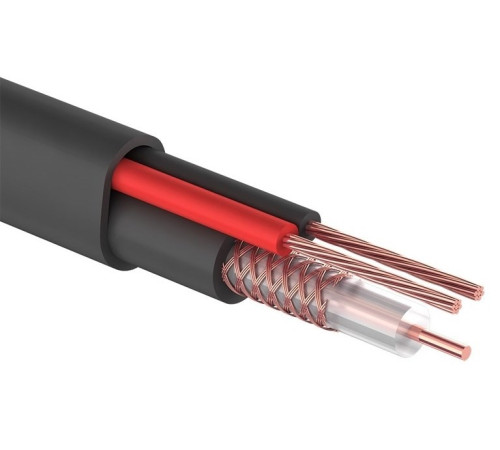 01-4214 ∙ Кабель КВК-П-2 +2x0,50м м² (Cu/Cu) черный, 200м, PROconnect