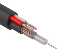 01-4013 ∙ Кабель КВК-П-1,5+2x0,50м м² (Cu/Cu) черный, 200м, Rexant