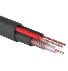 01-4109 ∙ Кабель КВК-П-2 +2x0,75 мм² (Cu/CCA) (96) черный, 200м, PROconnect