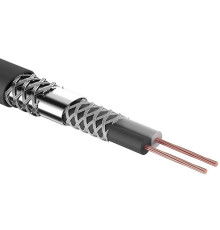 01-6029 ∙ Кабель микрофонный 2х0,25м м², ø 6,8 мм, черный, 100м, Rexant