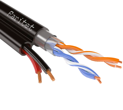 Паритет Кабель ParLan combi F/UTP2 Cat5e PE 2х0,75 (100586) 200м