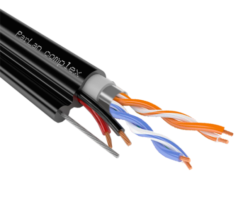 Паритет Кабель ParLan complex F/UTP2 Cat5e PVC/PEtr 2х0,75 (102551) 200м