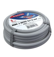 01-8704-5 ∙ Кабель силовой медный NUM-J 3x1,5 мм², 5м ГОСТ Rexant