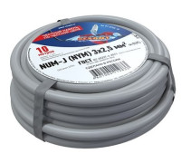 01-8705-10 ∙ Кабель силовой медный NUM-J 3x2,5 мм², 10м ГОСТ Rexant