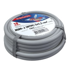 01-8705-10 ∙ Кабель силовой медный NUM-J 3x2,5 мм², 10м ГОСТ Rexant