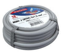 01-8704-10 ∙ Кабель силовой медный NUM-J 3x1,5 мм², 10м ГОСТ Rexant