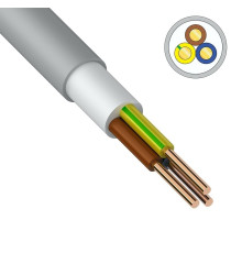 01-8705-50 ∙ Кабель силовой медный NUM-J 3x2,5 мм², 50м ГОСТ Rexant