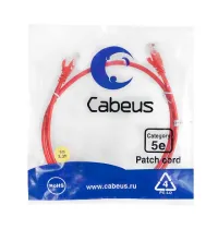 PC-UTP-RJ45-CAT.5E-1M-RD Cabeus