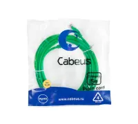 PC-UTP-RJ45-CAT.5E-5M-GN Cabeus