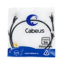 PC-UTP-RJ45-CAT.5E-1M-BK-LSZH Cabeus