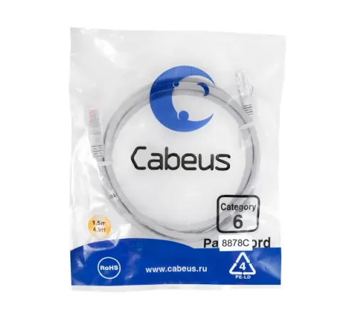 PC-UTP-RJ45-CAT.6-1.5M-LSZH Cabeus