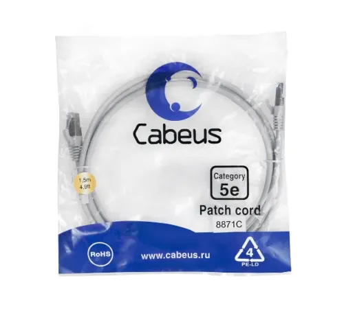 PC-UTP-RJ45-CAT.5E-5M Cabeus