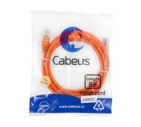 PC-UTP-RJ45-CAT.5E-2M-OR Cabeus