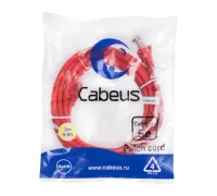 PC-UTP-RJ45-CAT.5E-3M-RD-LSZH Cabeus