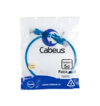 PC-UTP-RJ45-CAT.5E-0.5M-BL Cabeus