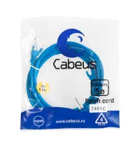PC-UTP-RJ45-CAT.5E-2M-BL Cabeus