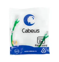PC-UTP-RJ45-CAT.5E-0.3M-GN Cabeus
