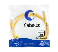 PC-UTP-RJ45-CAT.5E-2M-YL-LSZH Cabeus