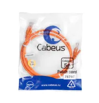PC-UTP-RJ45-CAT.5E-1M-OR Cabeus