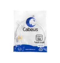 PC-UTP-RJ45-CAT.5E-1M-WH Cabeus