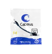 PC-UTP-RJ45-CAT.5E-0.15M-BK-LSZH Cabeus