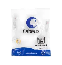 PC-UTP-RJ45-CAT.5E-0.3M-WH Cabeus