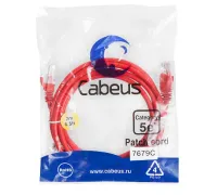 PC-UTP-RJ45-CAT.5E-2M-RD Cabeus