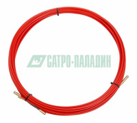 Rexant 47-1015 ∙ Протяжка кабельная REXANT (мини УЗК в бухте), стеклопруток, d=3,5 мм 15 м, красная