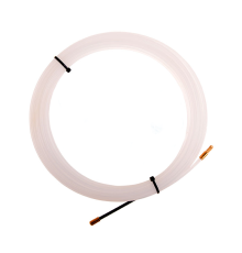 Rexant 47-1010-1 ∙ Протяжка кабельная REXANT (мини УЗК в бухте), 10 м нейлон, d=3 мм, латунный наконечник, заглушка