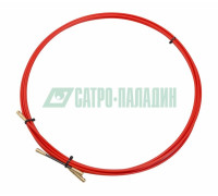 Rexant 47-1005 ∙ Протяжка кабельная REXANT (мини УЗК в бухте), стеклопруток, d=3,5 мм 5 м, красная
