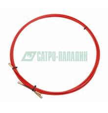 Rexant 47-1005 ∙ Протяжка кабельная REXANT (мини УЗК в бухте), стеклопруток, d=3,5 мм 5 м, красная