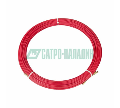 Rexant 47-1100 ∙ Протяжка кабельная REXANT (мини УЗК в бухте), стеклопруток, d=3,5 мм 100 м, красная