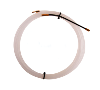 Rexant 47-1005-1 ∙ Протяжка кабельная REXANT (мини УЗК в бухте), 5 м нейлон, d=3 мм, латунный наконечник, заглушка