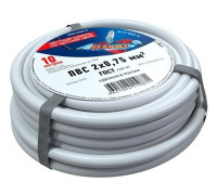 Rexant 01-8030-10 ∙ Провод соединительный ПВС 2x0,75 мм², белый, длина 10 метров, ГОСТ 7399-97 REXANT