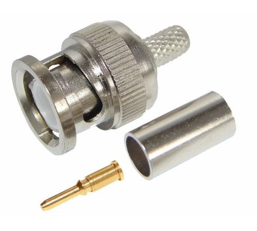 Rexant 05-3002 ∙ Разъем штекер BNC RG-59 обжим REXANT ∙ кратно 100 шт