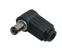 Rexant 14-0312 ∙ Разъем питания штекер 2.1х5.5x10 мм угловой REXANT ∙ кратно 50 шт